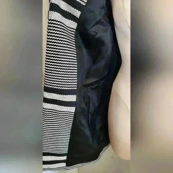 Womens Pure Collection Black Longline Striped Jacket - Black NWT New Size 8/10 - Picture 12 of 16